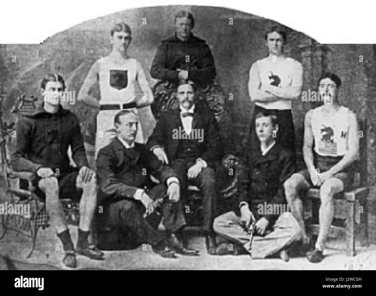 1896 US olympic athletes Stock Photo Alamy