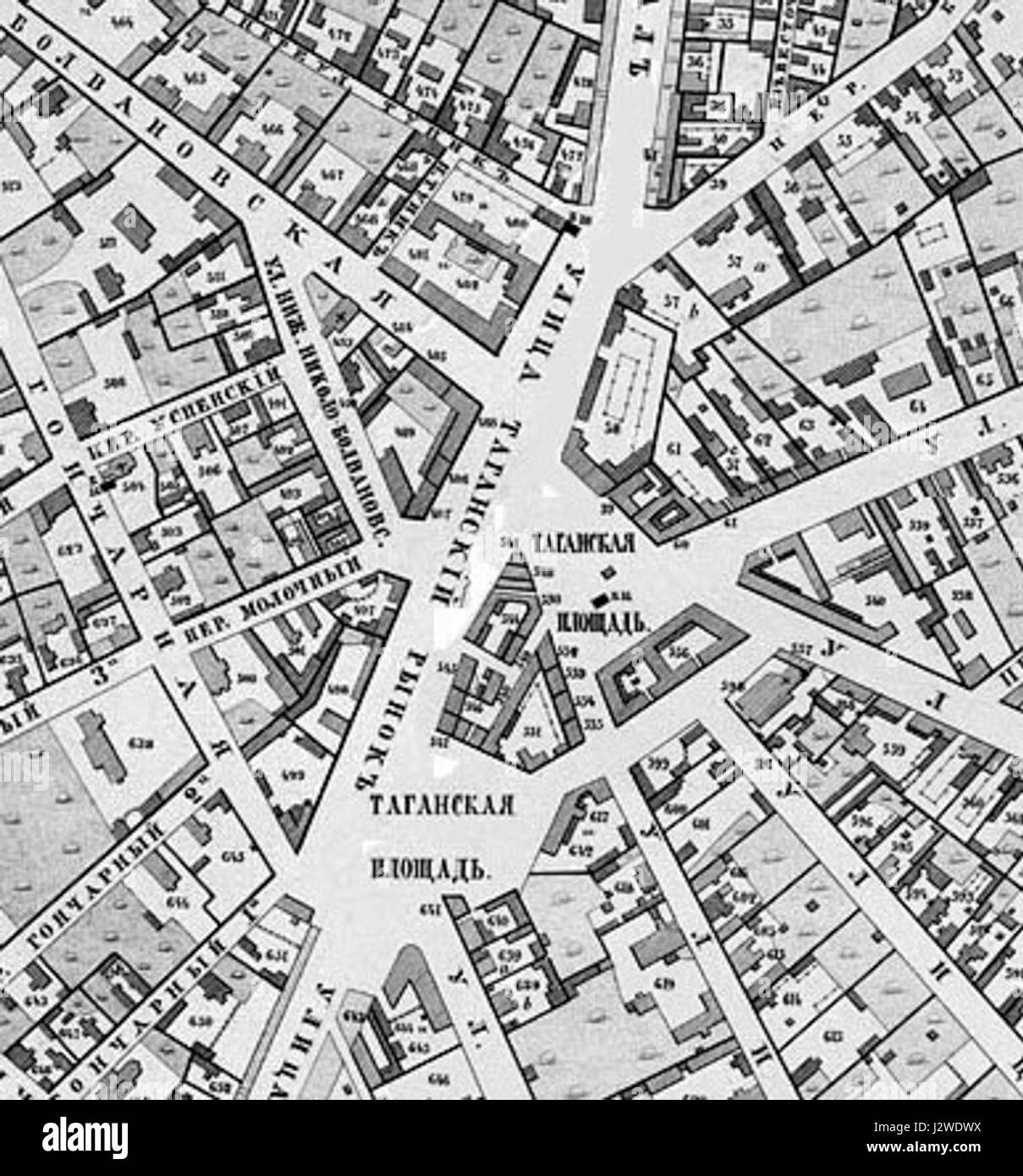 Карта таганского района