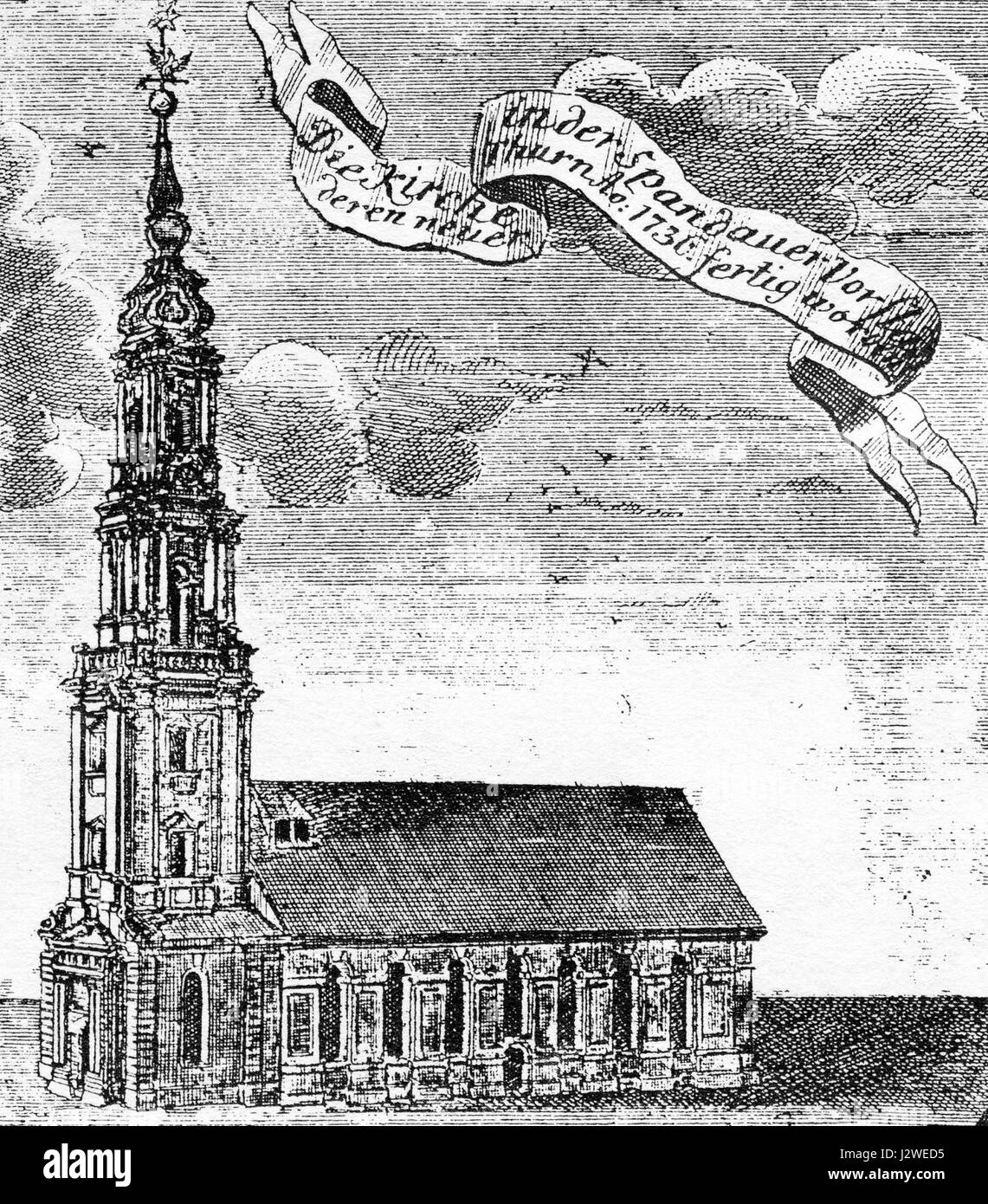 1736 Sophienkirche Stock Photo
