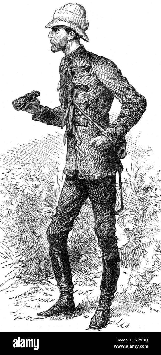 British army uniforms of the 19th century Black and White Stock Photos ...