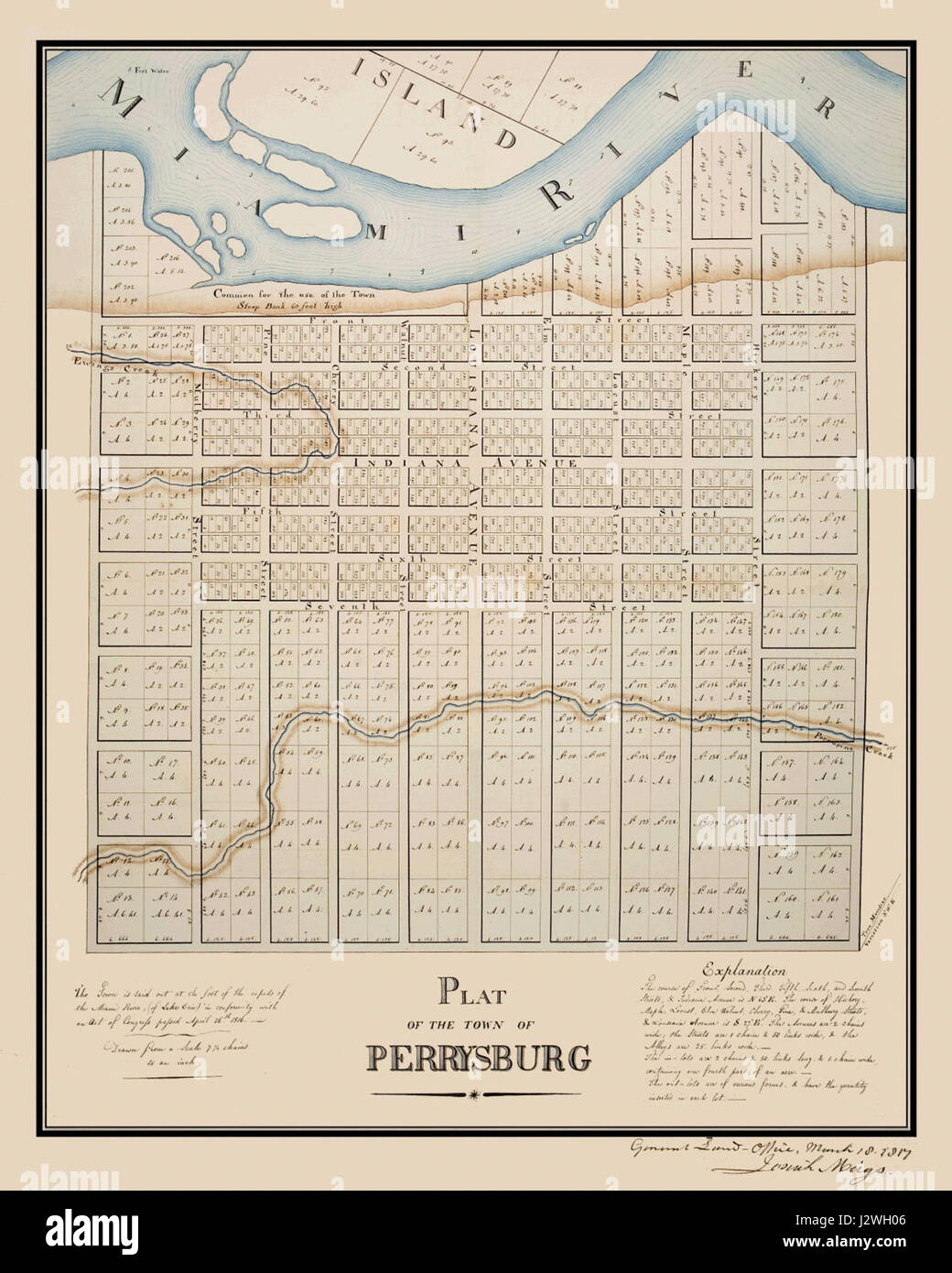 Perrysburg map hires stock photography and images Alamy