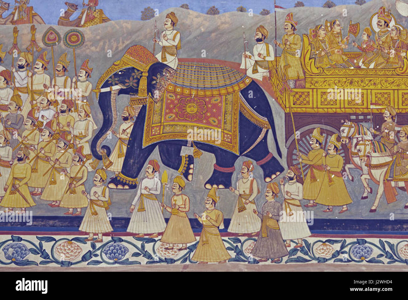A R Rajput A royal Rajput procession Stock Photo - Alamy