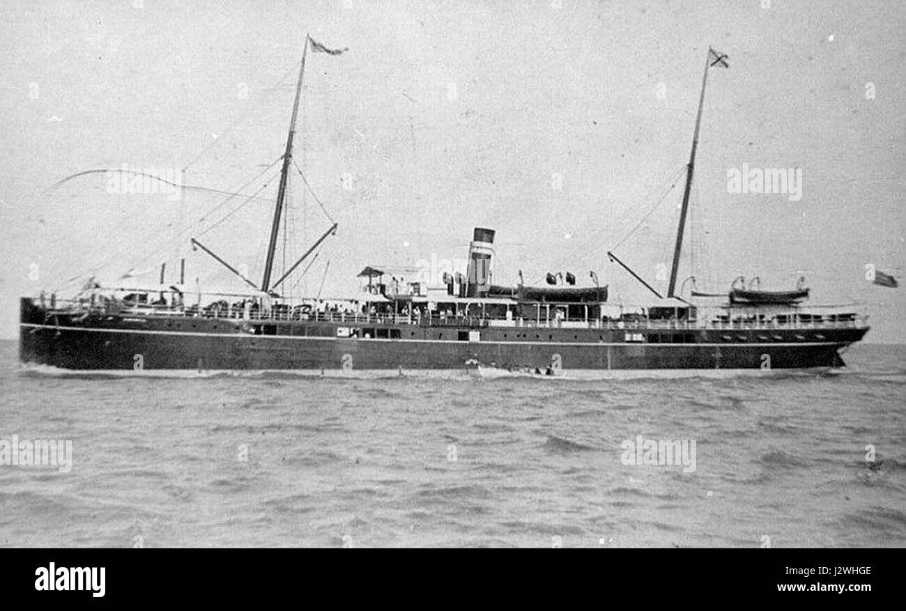 A and J Inglis SS Karagola (1887) 01 Stock Photo