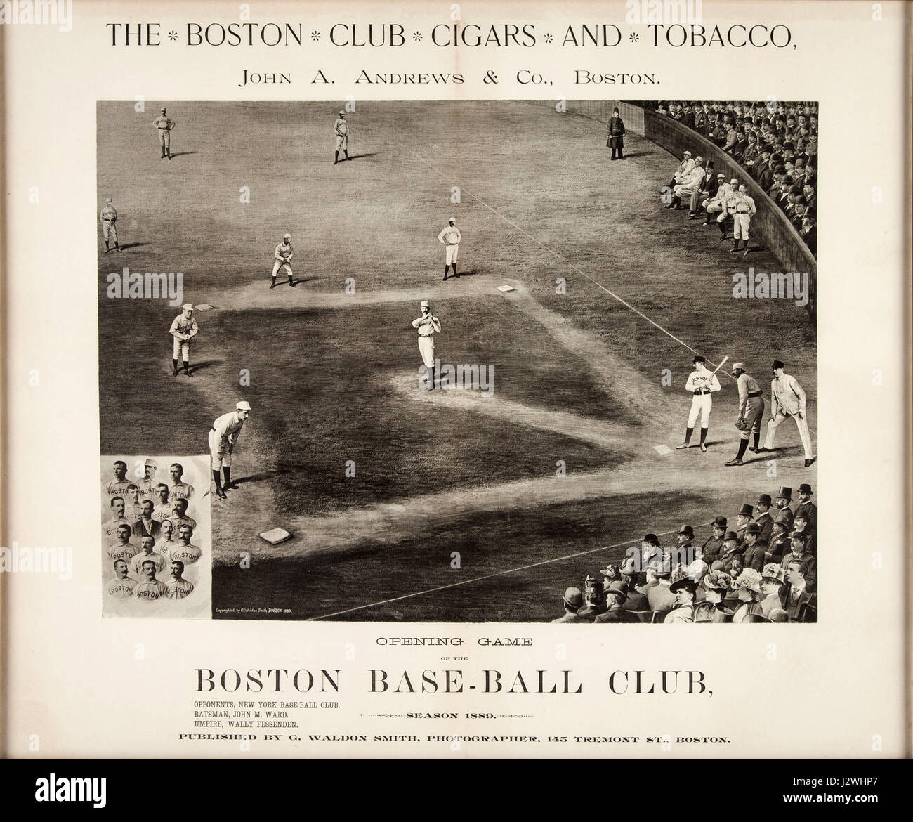 1889 Boston Beaneaters Stock Photo Alamy