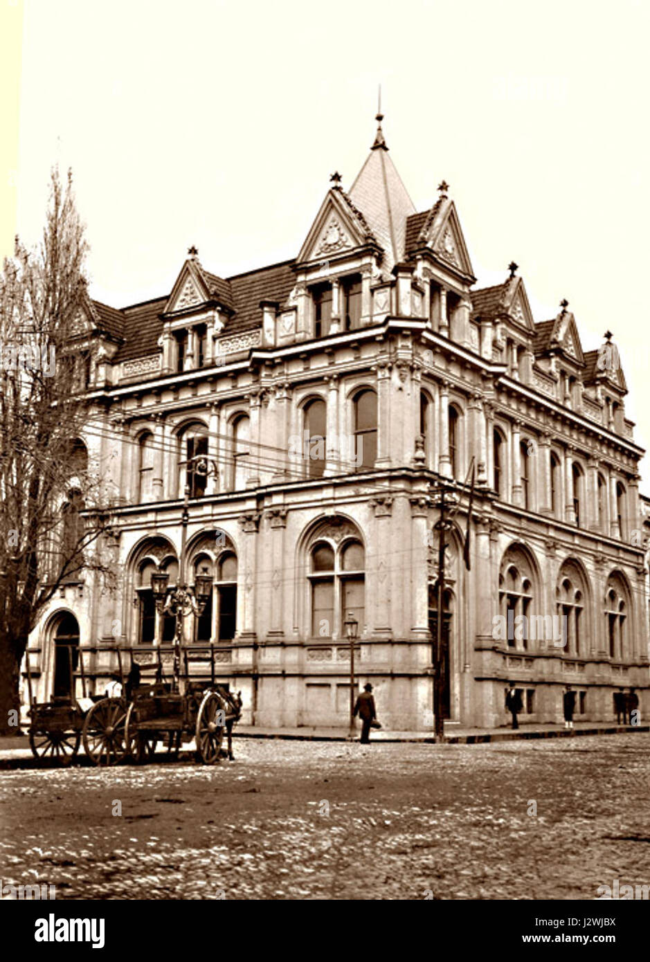 Antiga Caixa Economica Federal - 1910 Stock Photo