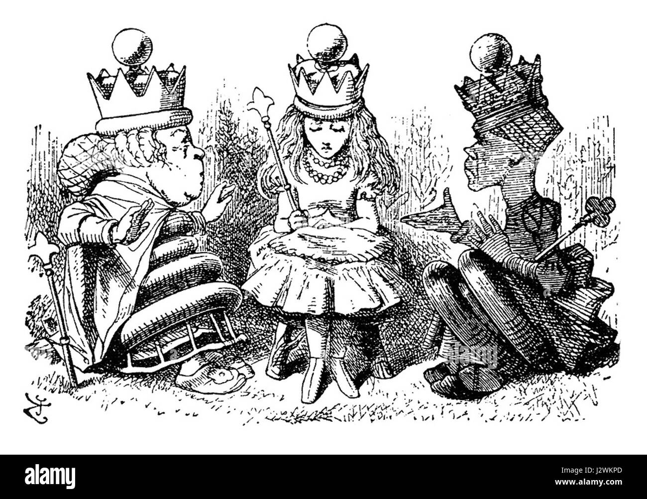 Red Queen Alice In Wonderland Drawing