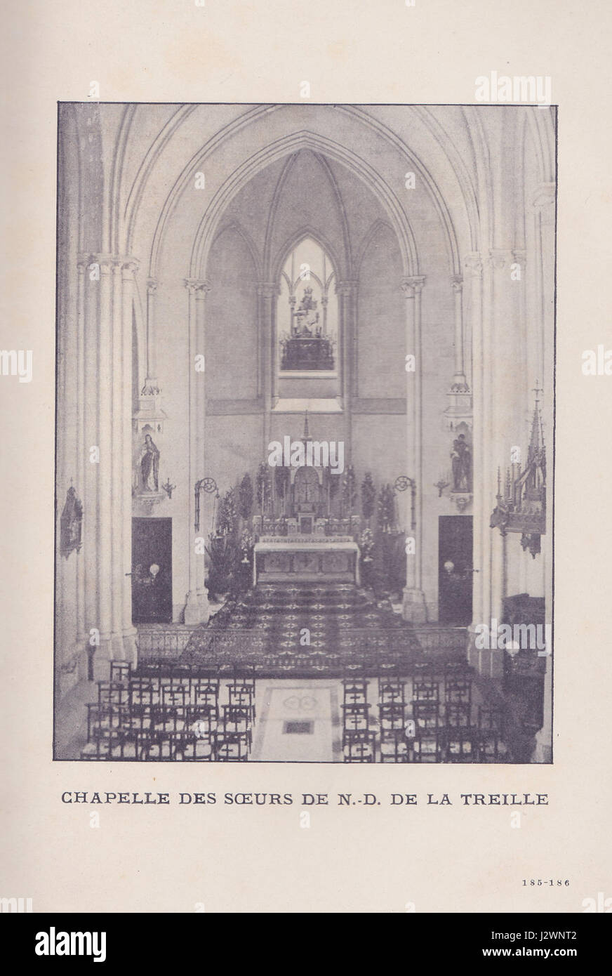 Chapelle nd de la treille Stock Photo Alamy