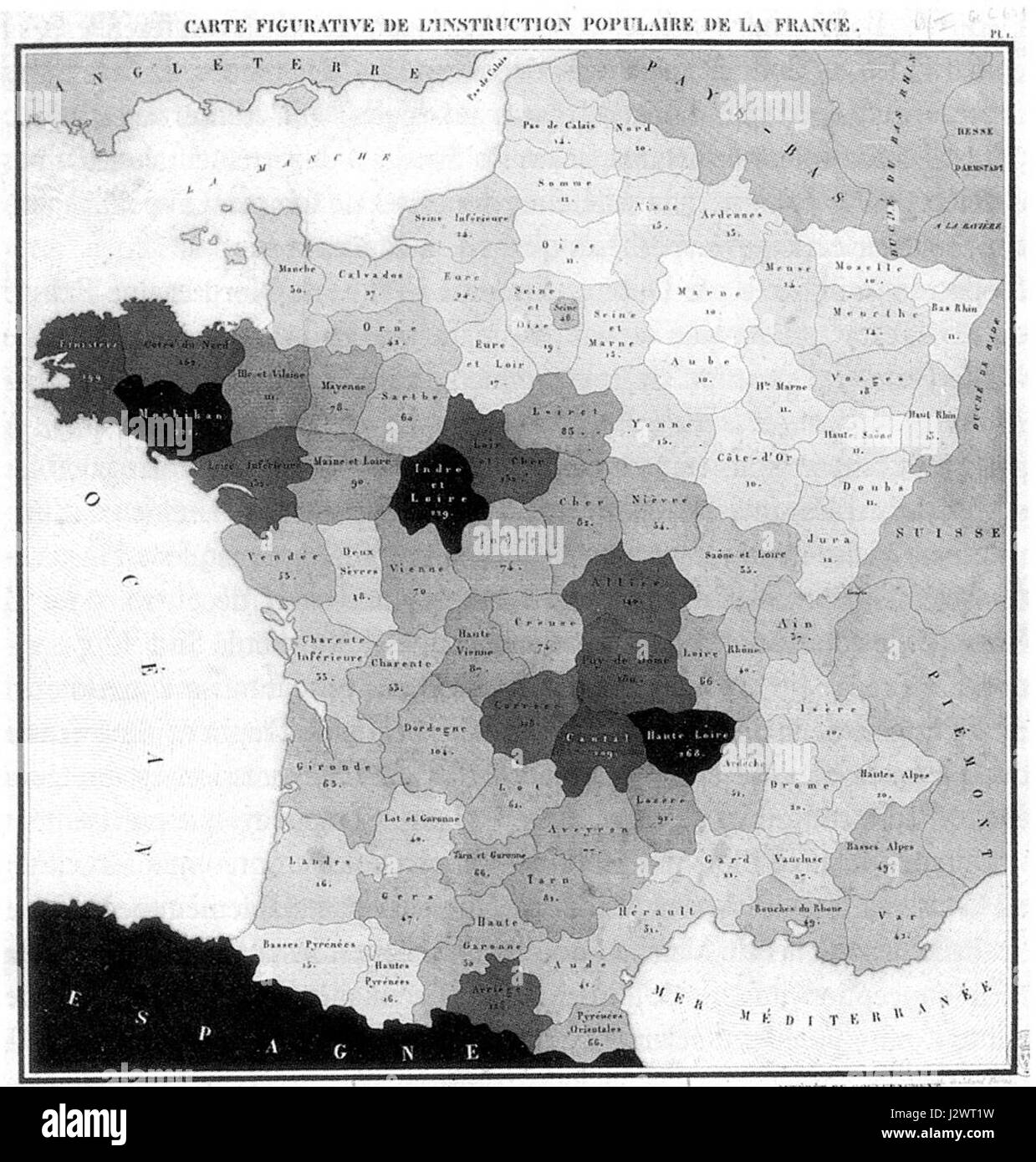 Carte france regions hi-res stock photography and images - Alamy