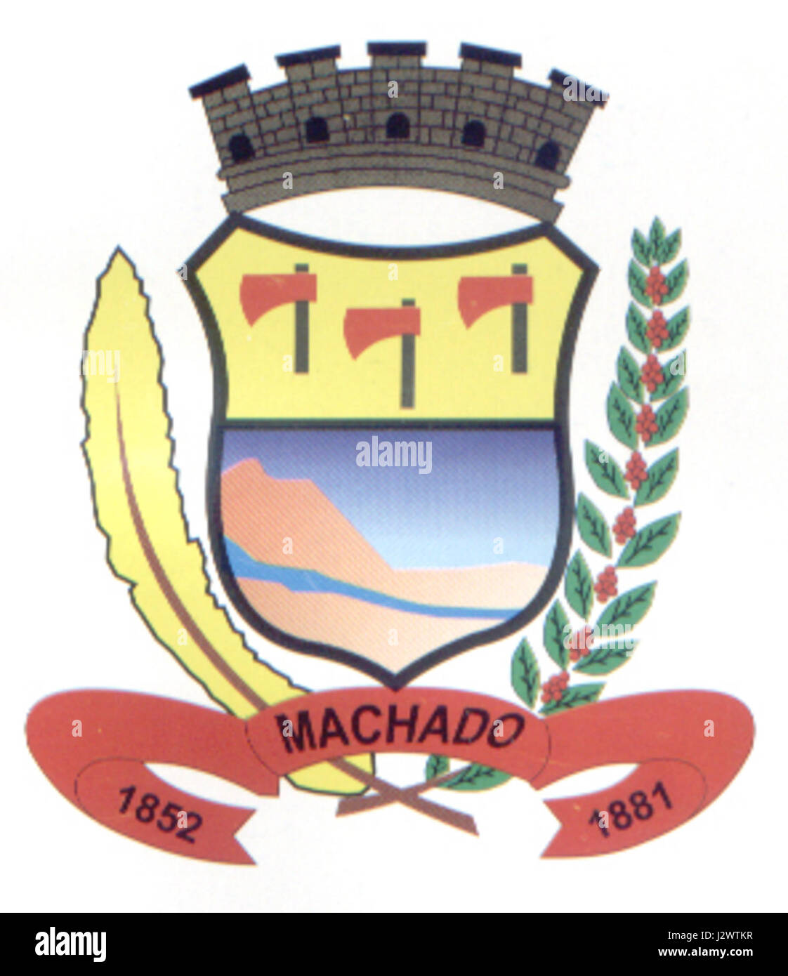 Brasao Machado MG Stock Photo Alamy