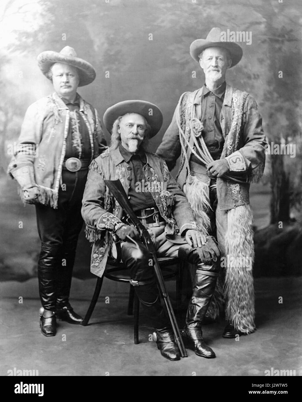 Buffalo Bill and Pawnee Bill Stock Photo Alamy