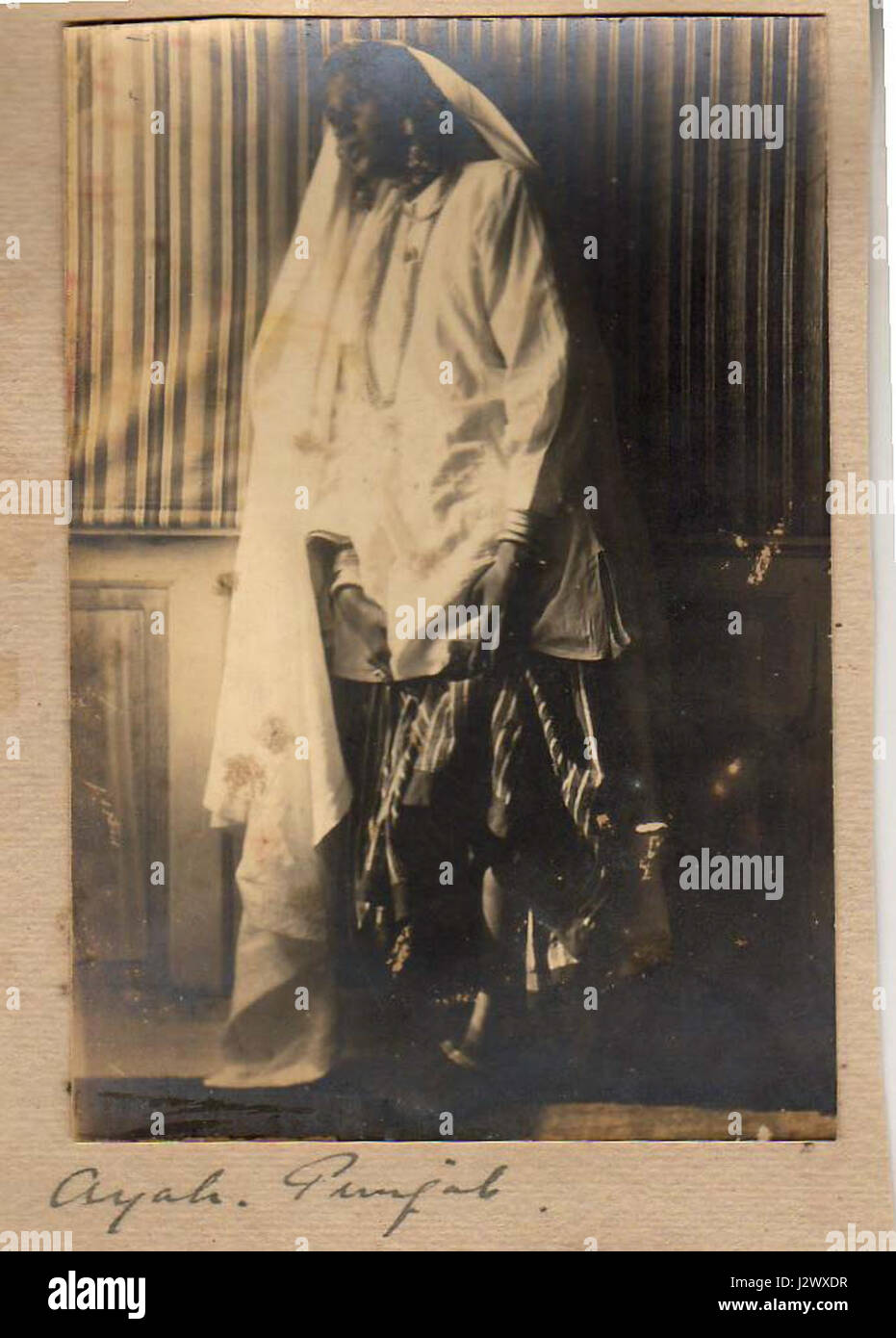 Ayah, Punjab, 1916 Stock Photo