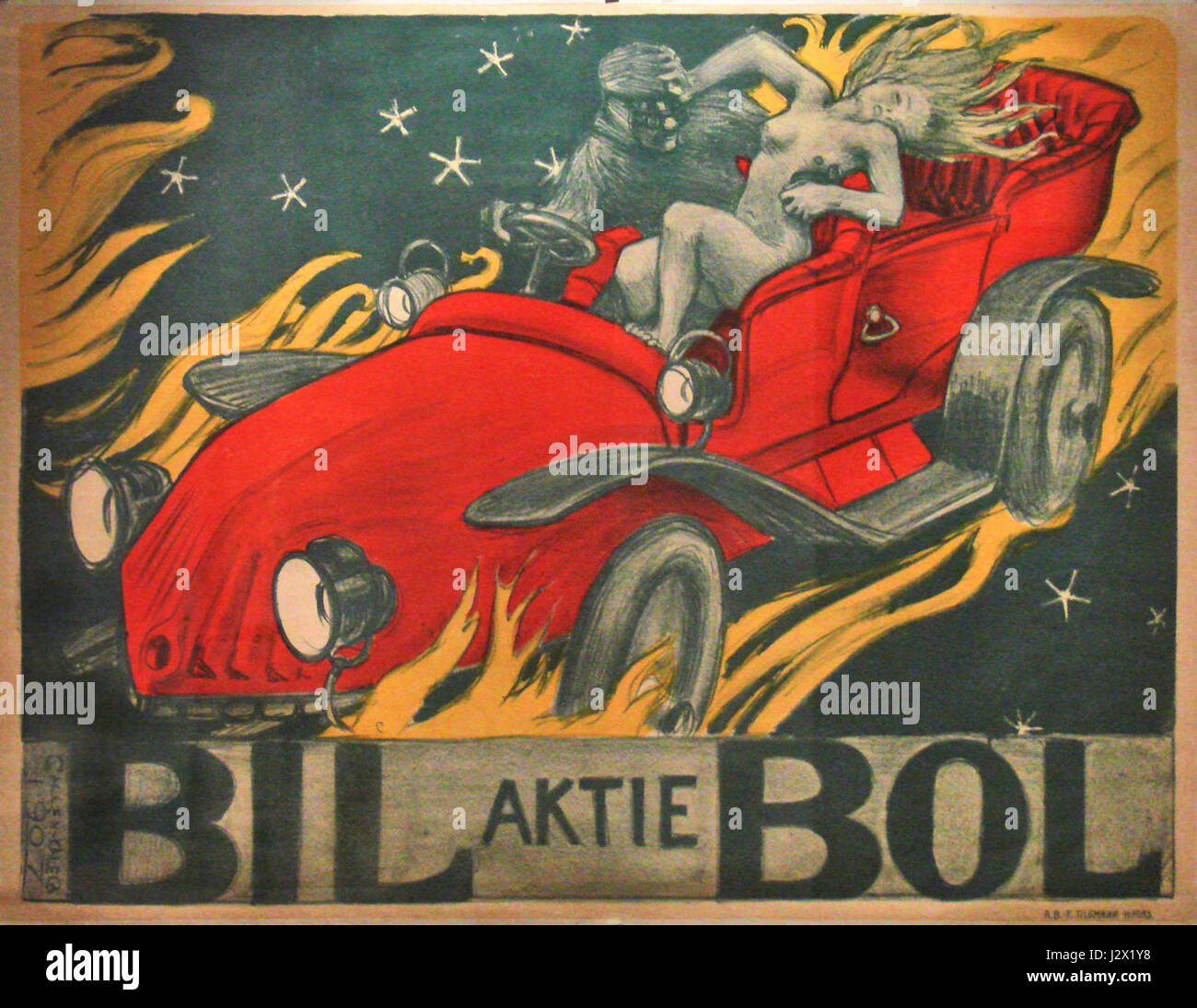 Affiche Bilbol (Akseli Gallen-Kallela) Stock Photo