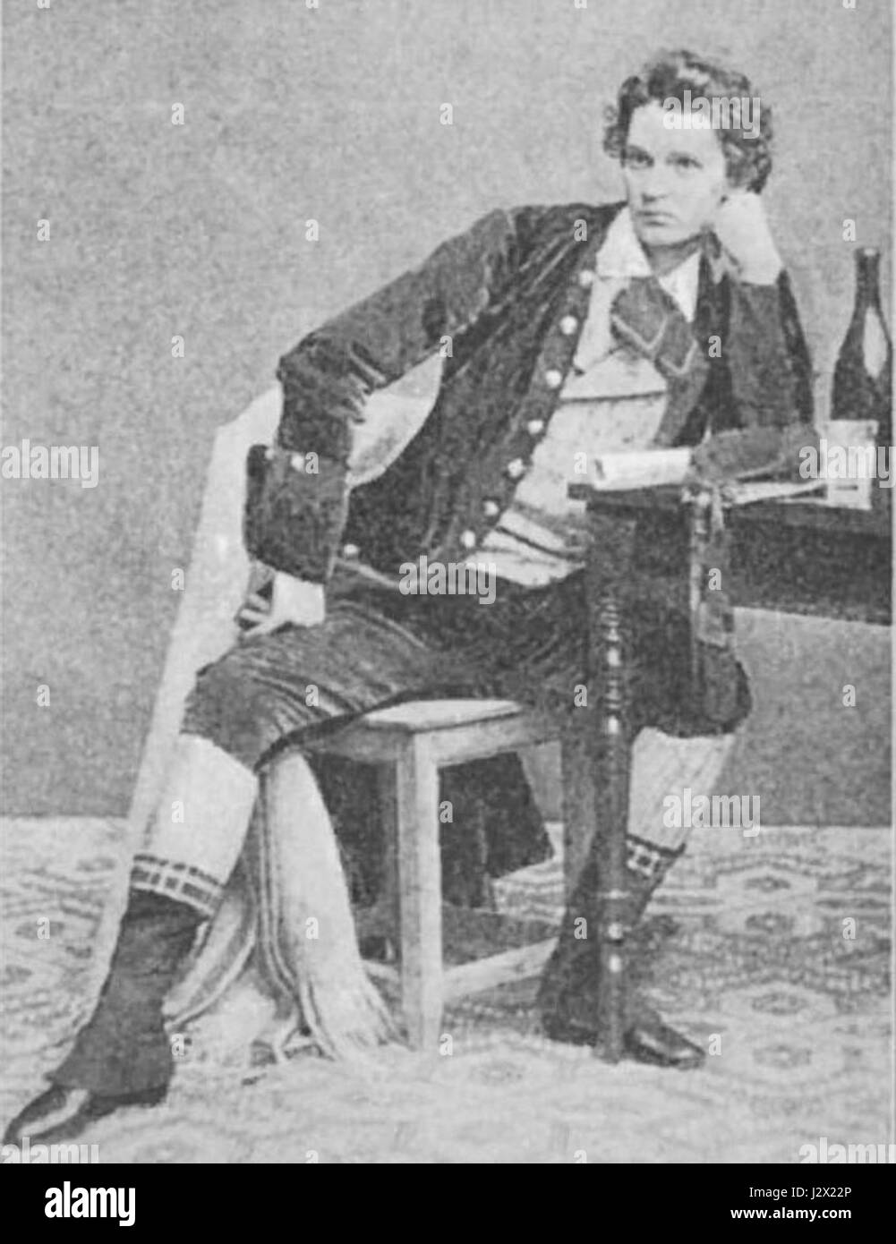 Axel elmlund som richard sheridan nornan 1894 s 77 Stock Photo