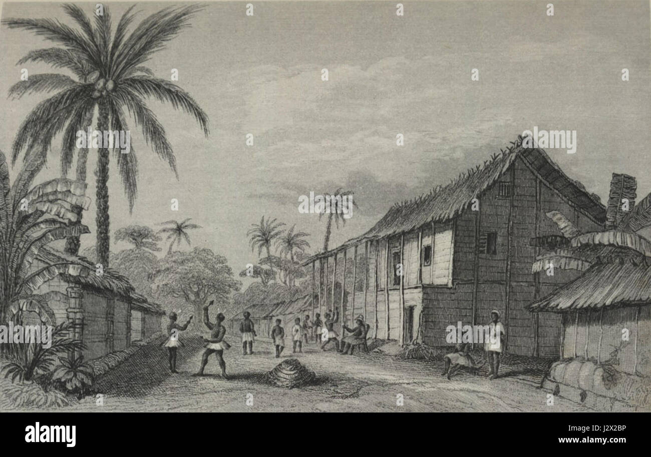 Bight of Biafra 1841 Stock Photo