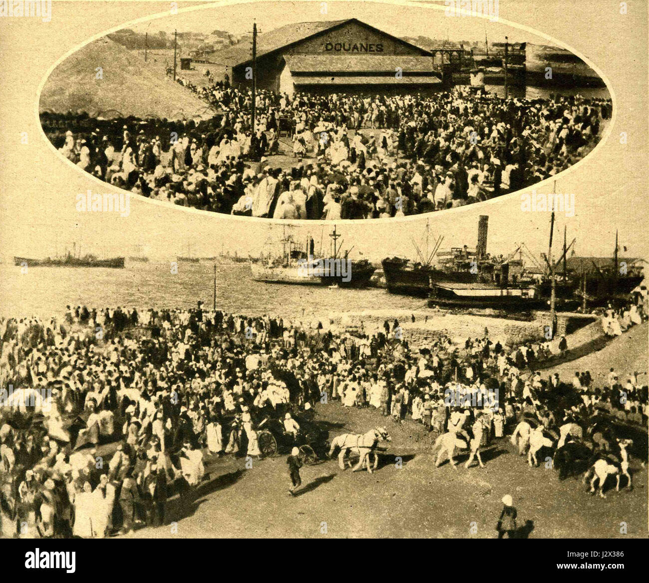 Blaise Diagne-Dakar-1918 Stock Photo