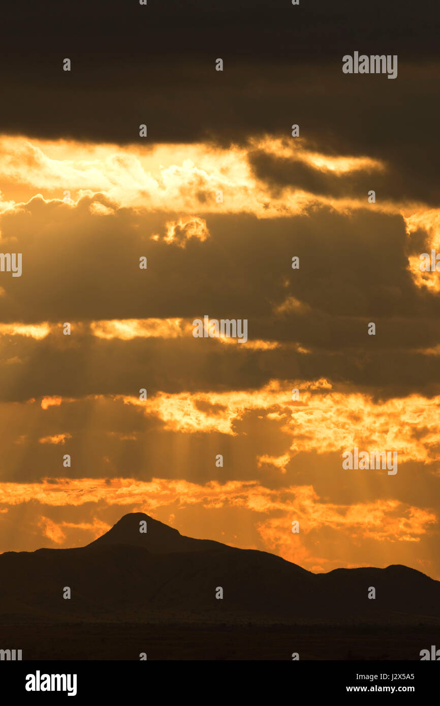 Sunrays, Las Cienegas National Conservation Area, Arizona Stock Photo ...