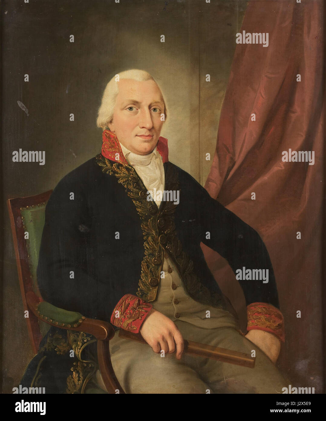 Albertus Henricus Wiese (1761-1810). Gouverneur-generaal (1805-08) Rijksmuseum SK-A-3789 Stock Photo