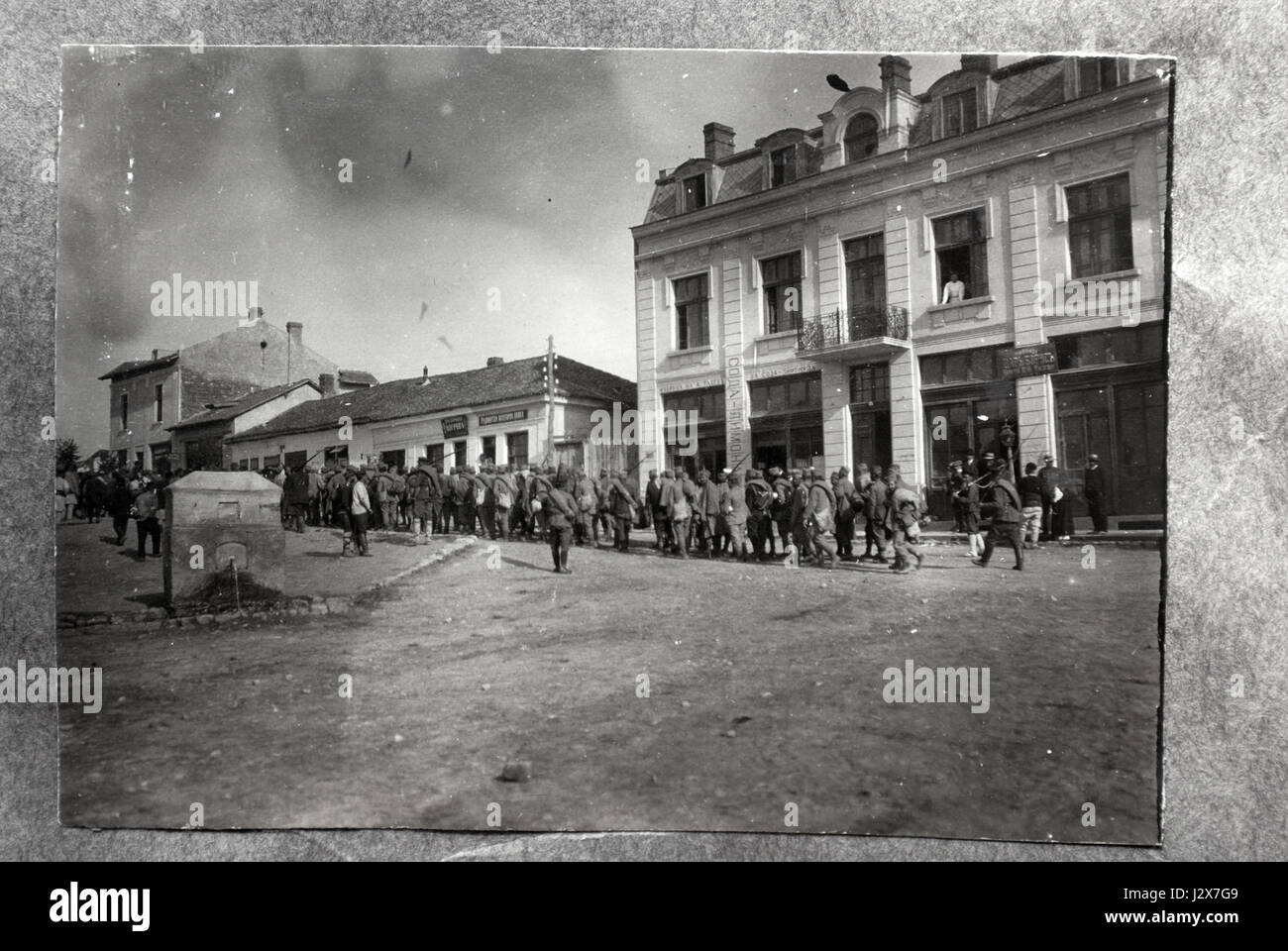 Bulgarian Army in Radomir, June 1913 Stock Photo