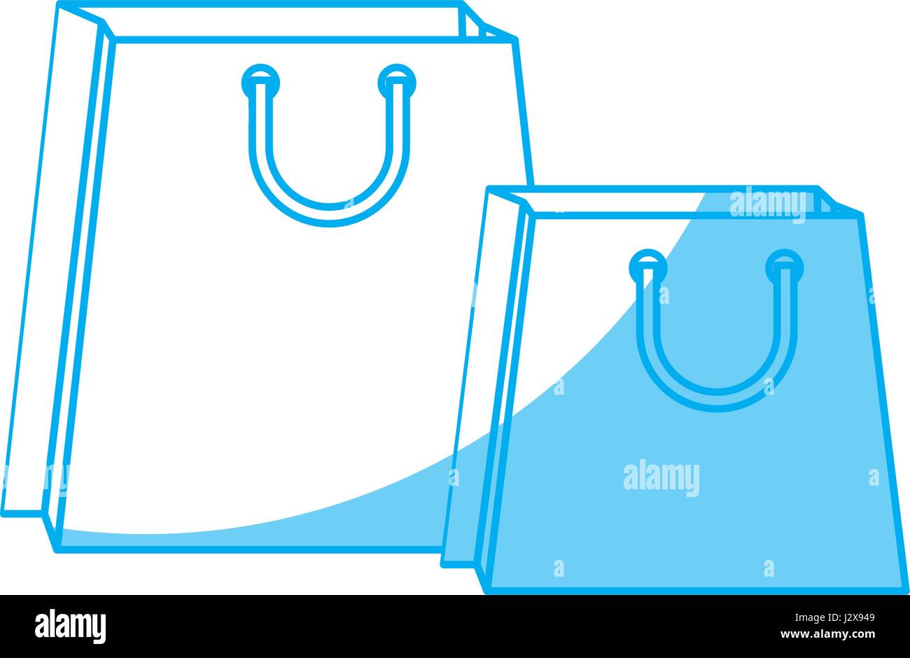 shopping bags icon Stock Vector