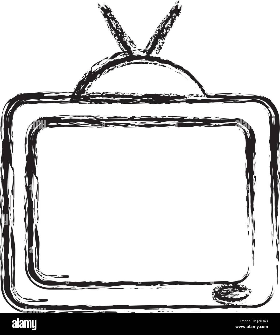 retro television icon Stock Vector Image & Art - Alamy