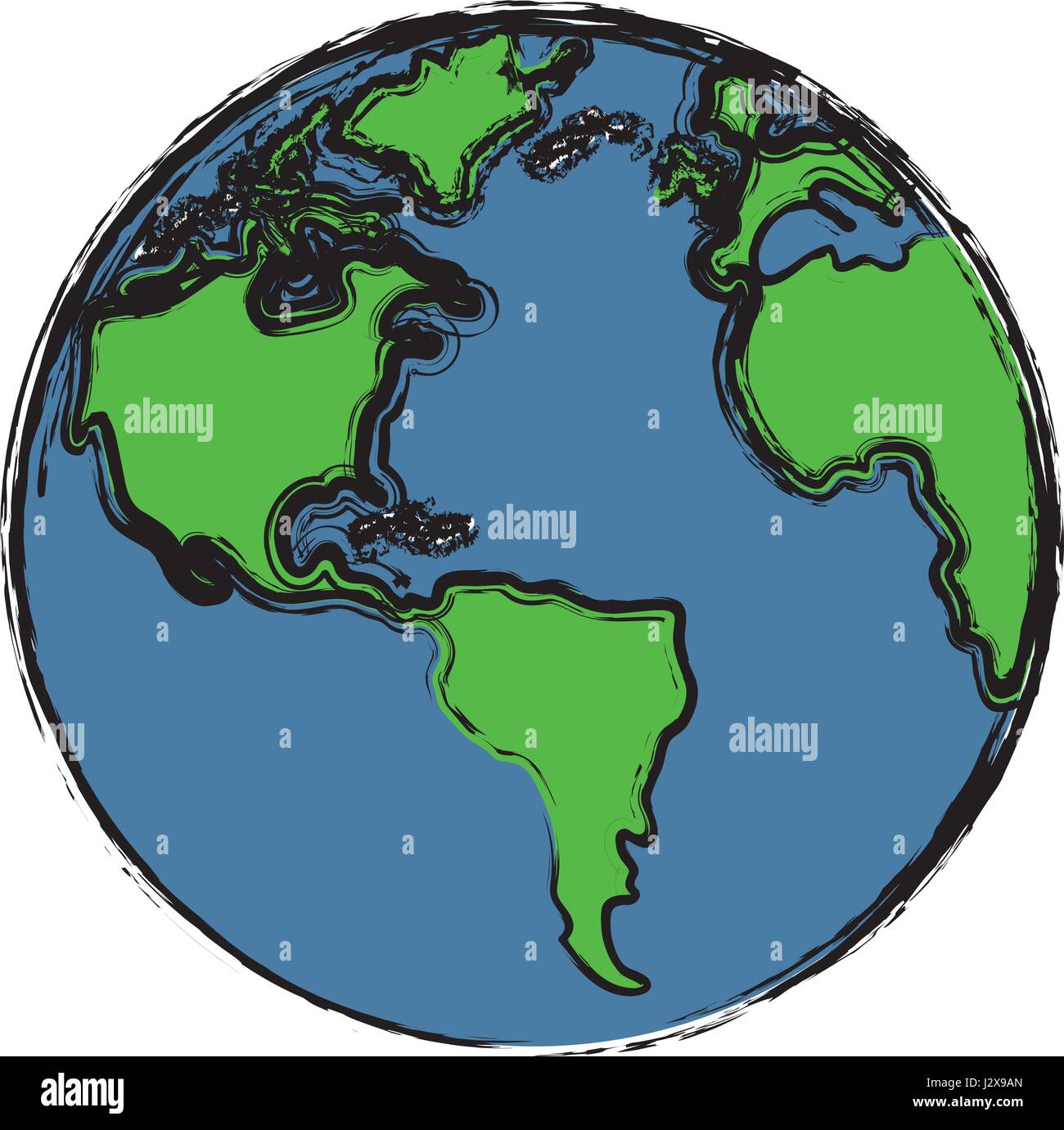earth planet icon Stock Vector Image & Art - Alamy