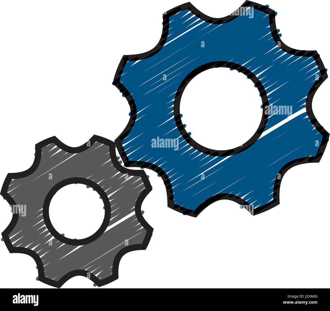 gears wheels icon Stock Vector Image & Art - Alamy