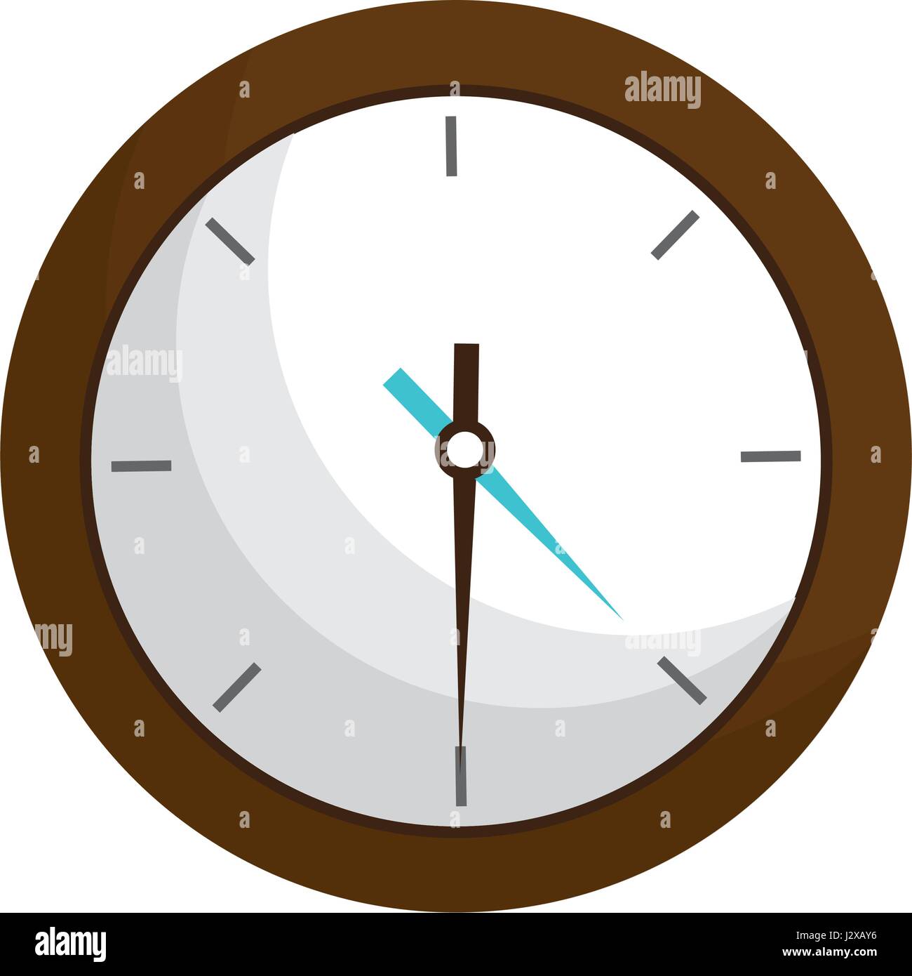 clock icon image Stock Vector Image & Art - Alamy