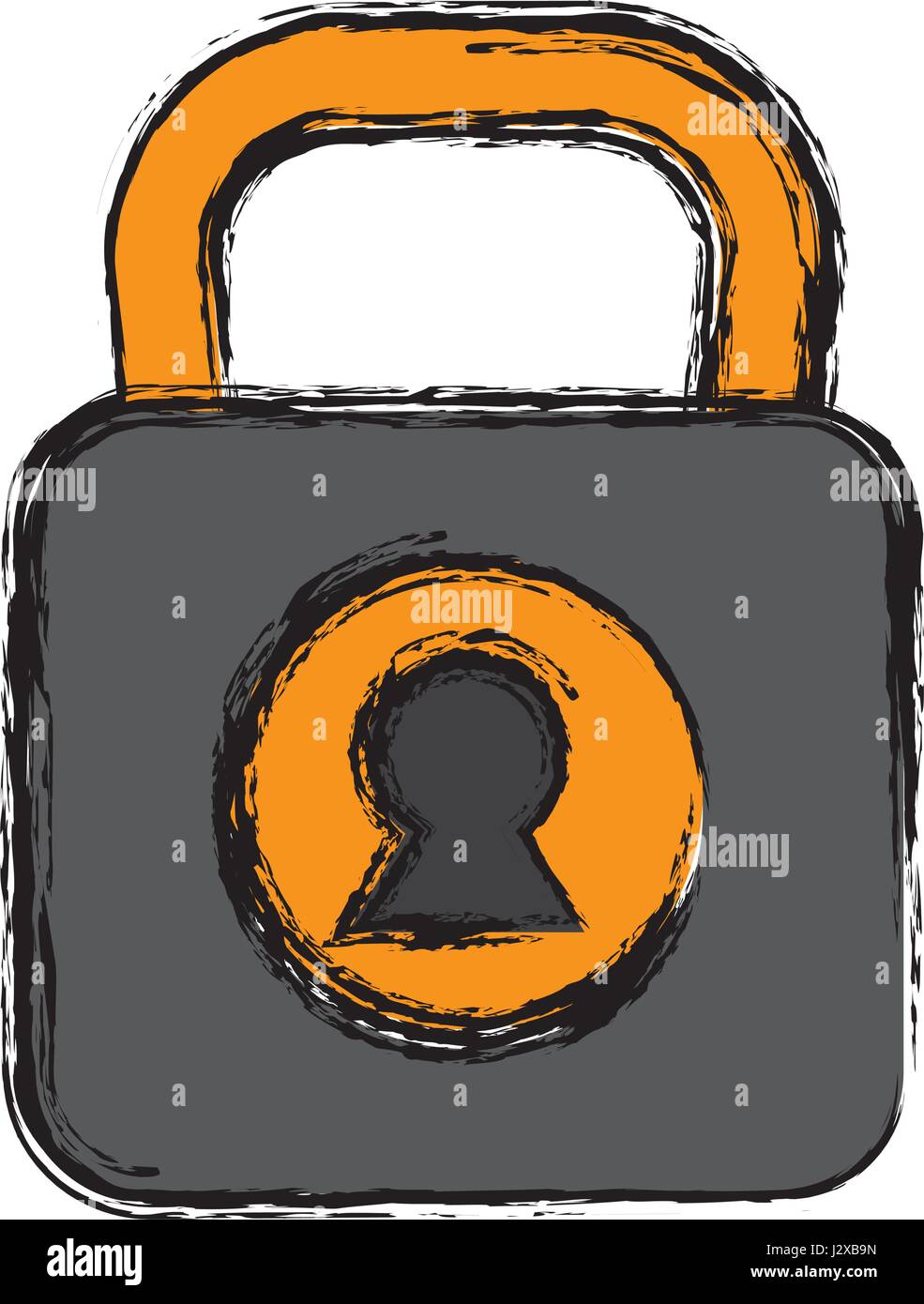 security padlock icon Stock Vector Image & Art - Alamy