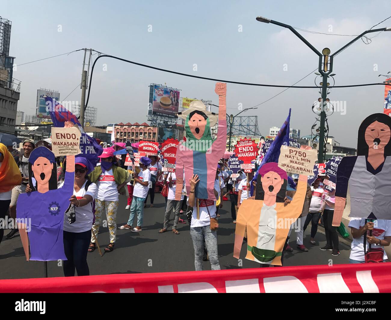 Laborers Rally Philippines Manila, Philippines. 01st May, 2017. Thousands of labourers in Metro ...