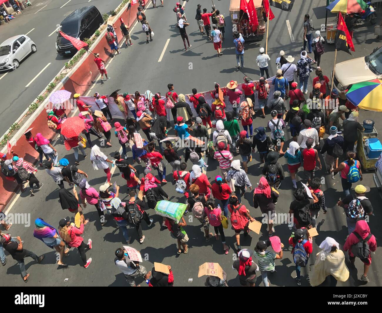 Laborers Rally Philippines Manila, Philippines. 01st May, 2017. Thousands of labourers in Metro ...