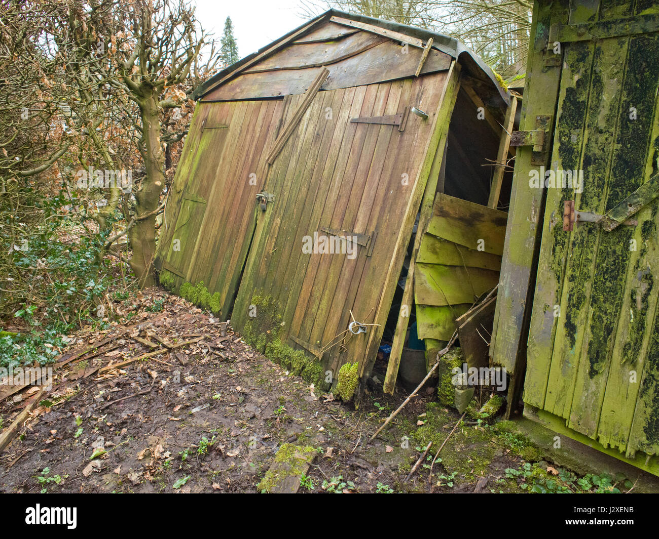 Old Derelict Shed UK Stock Photo