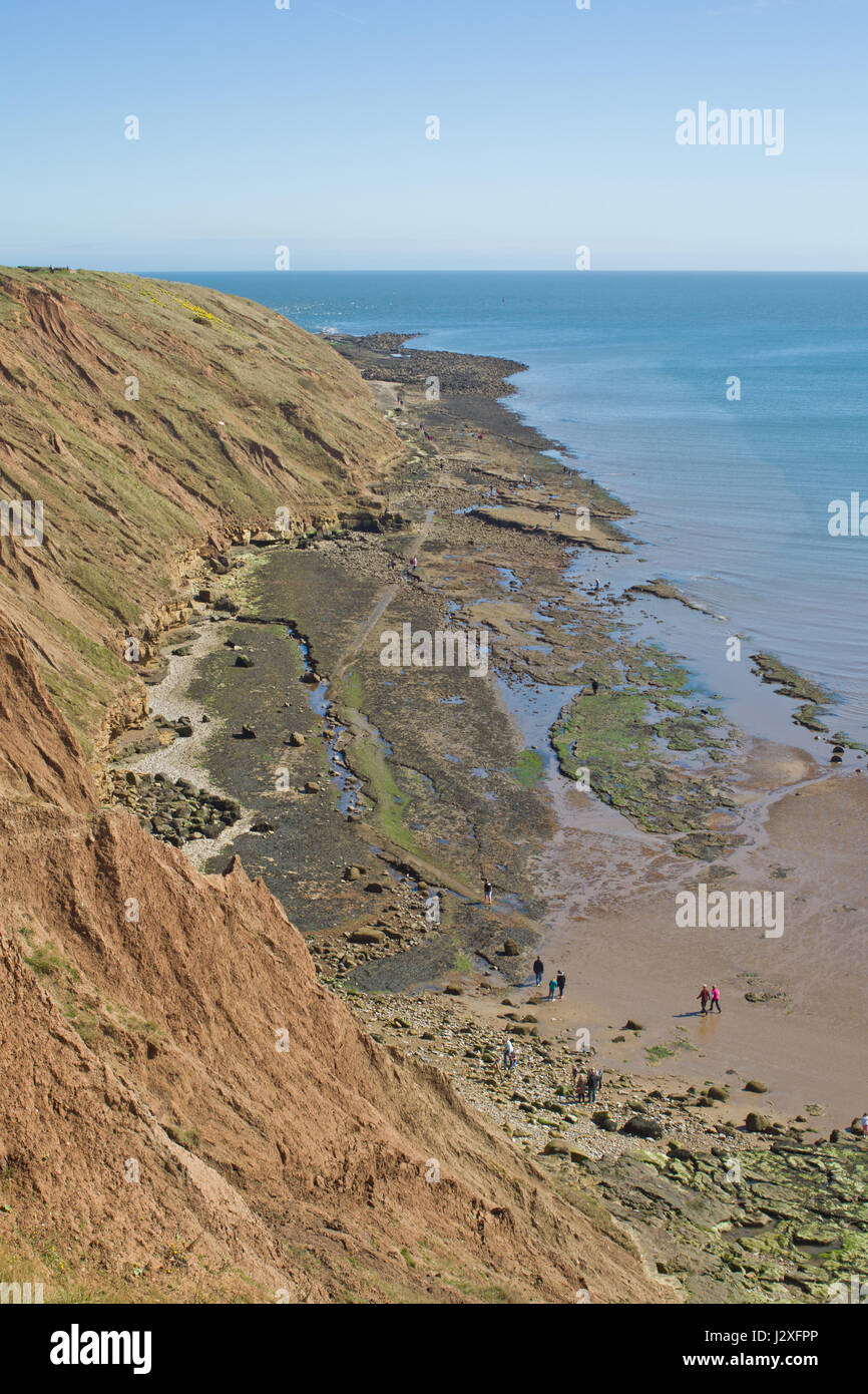 Filey North Yorkshire Uk Filey Brigg Stock Photo Alamy