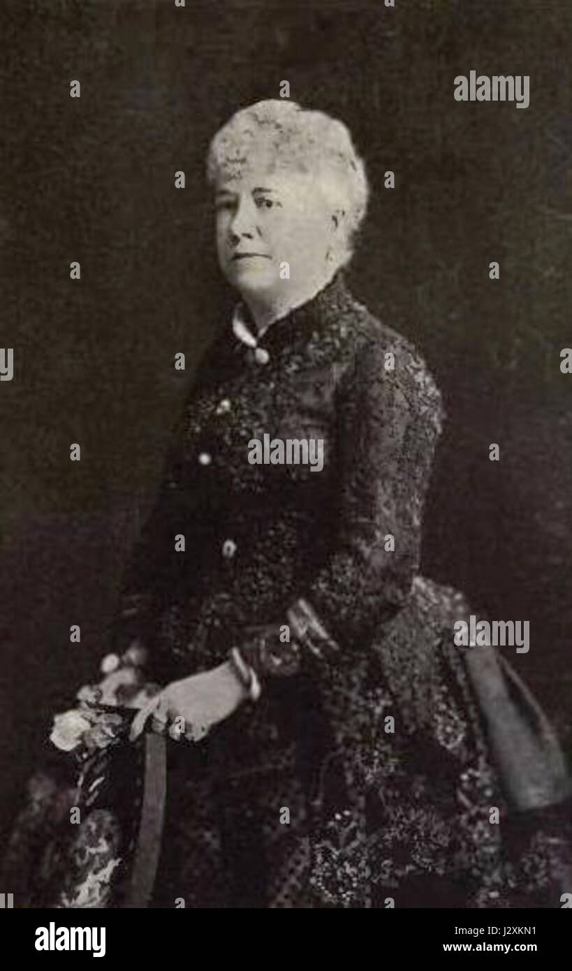 Baroness Annie Chorlotte Mountstephen by William Notman Stock Photo