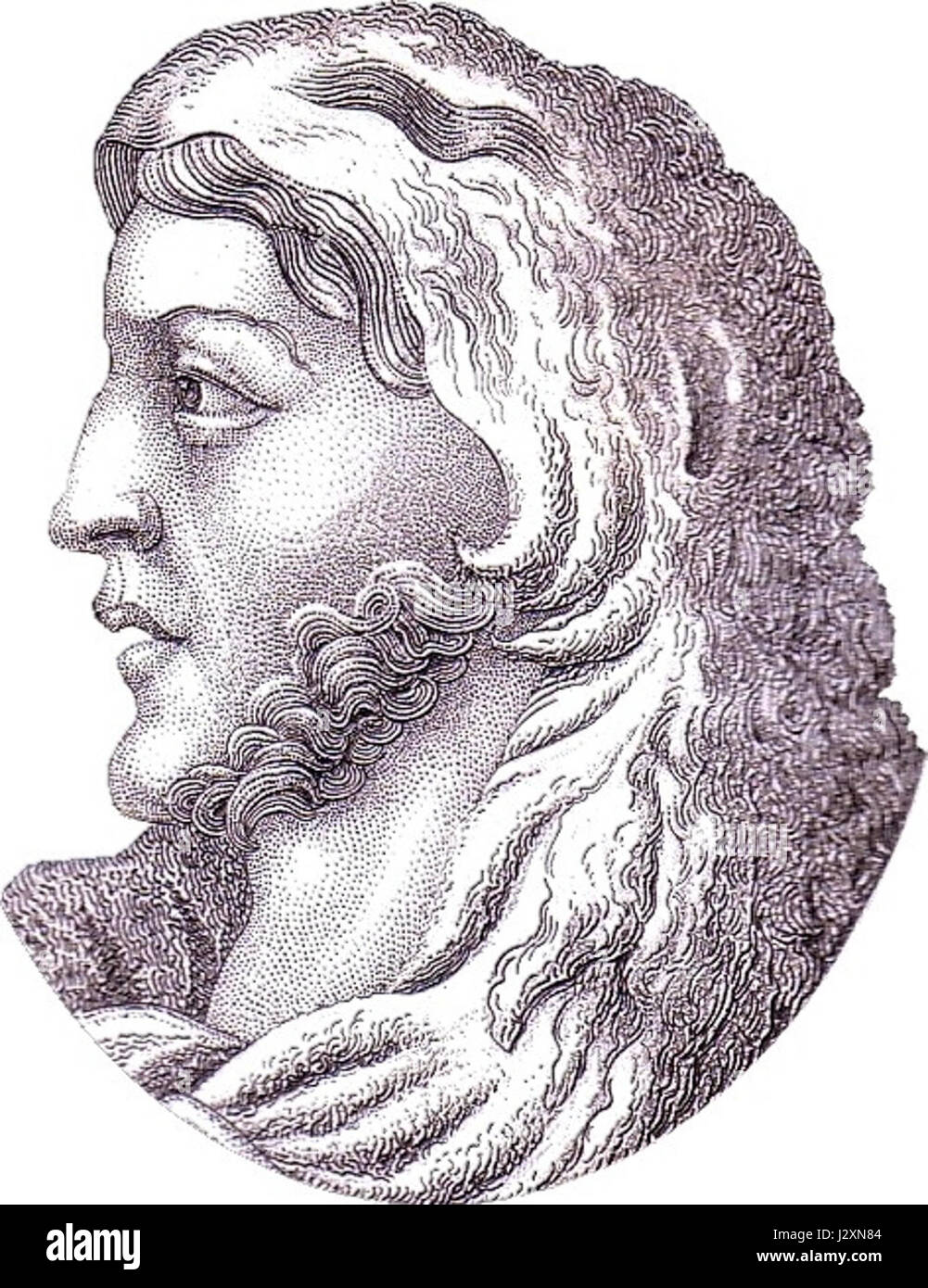 Alarich steel engraving Stock Photo Alamy