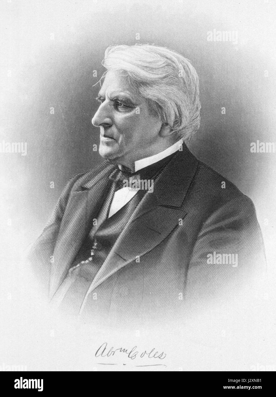 Abraham Coles was an American physician, poet, and hymn writer, best known for his religious writings and contributions to American literature, particularly in the 19th century. Stock Photo
