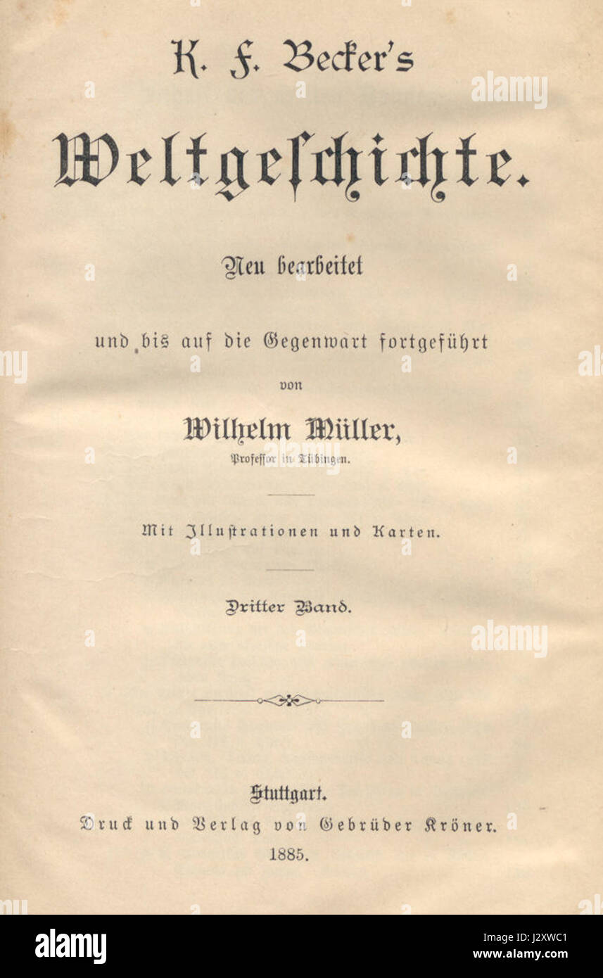 Becker 1885 1 refers to a work or item from the year 1885, possibly ...