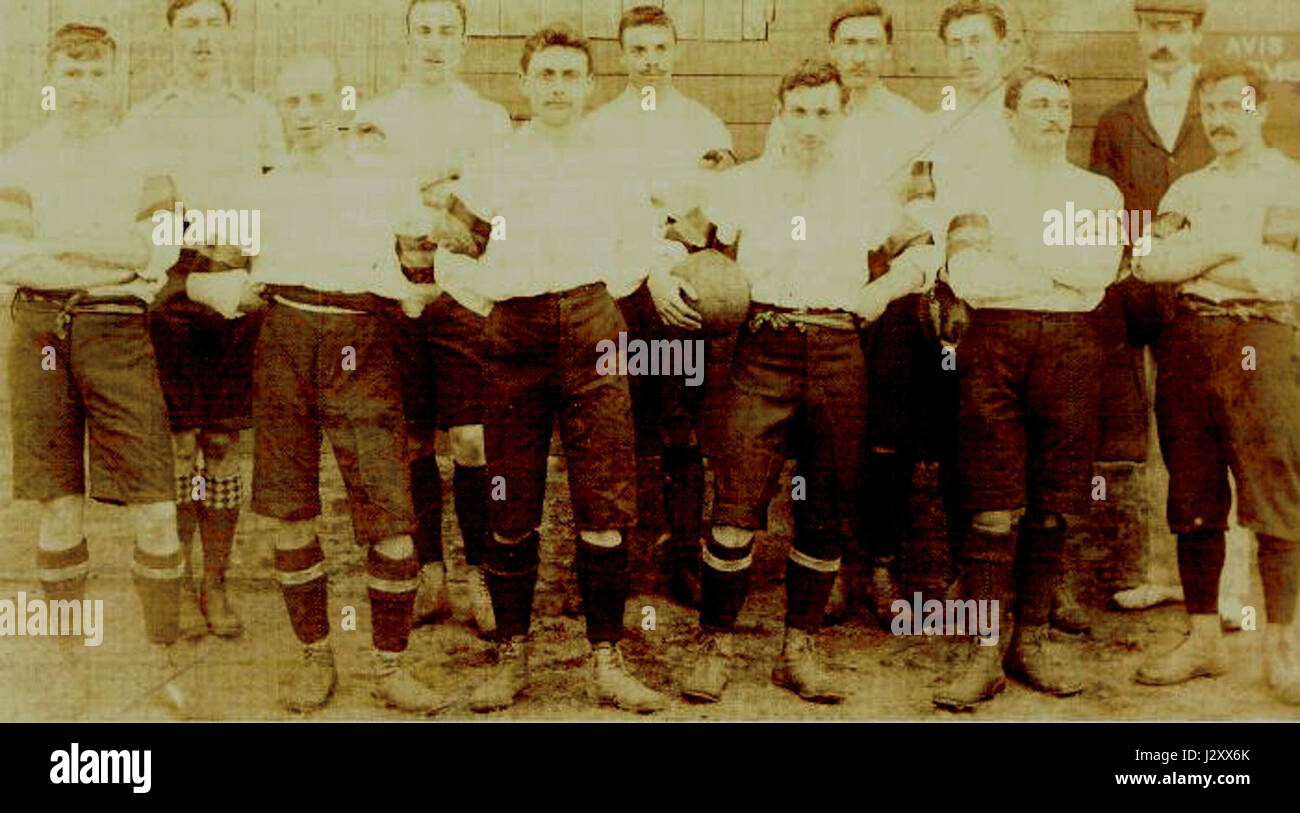 Belgian national football team 1901 Stock Photo Alamy