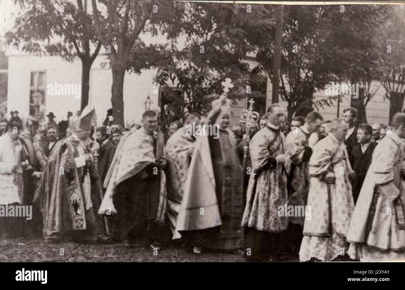 Bishop consecration Hajdudorog 1913 Stock Photo
