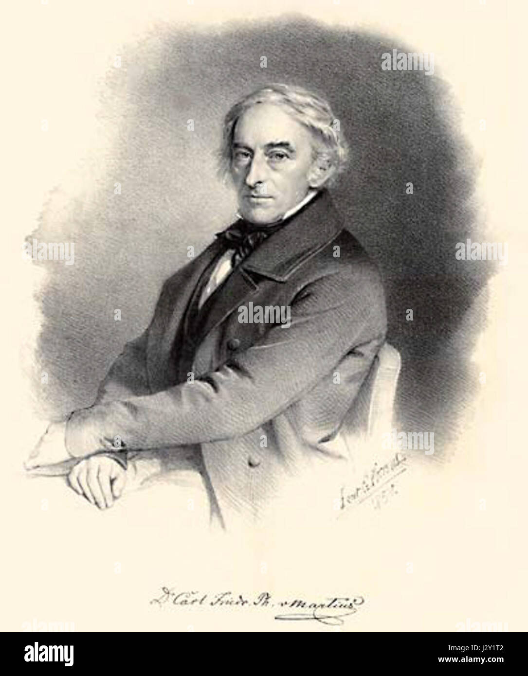 Carl Friedrich Philipp von Martius Stock Photo