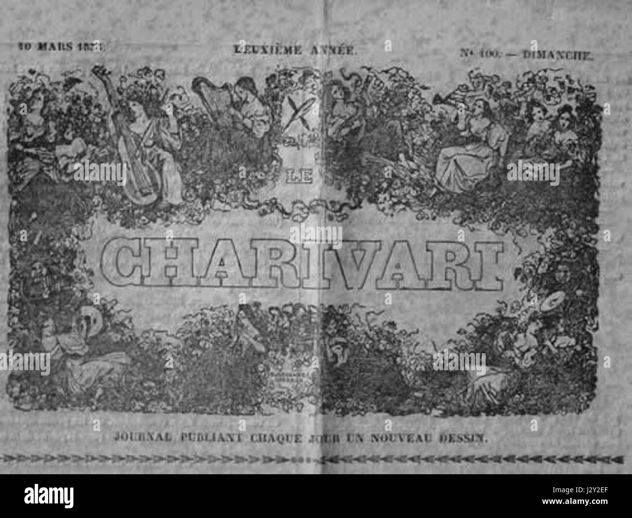 Charivari header Stock Photo