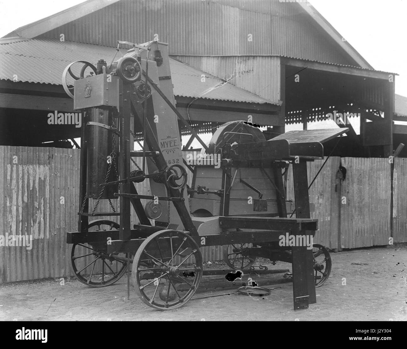 'Myee' chaff cutter from The Powerhouse Museum Stock Photo Alamy
