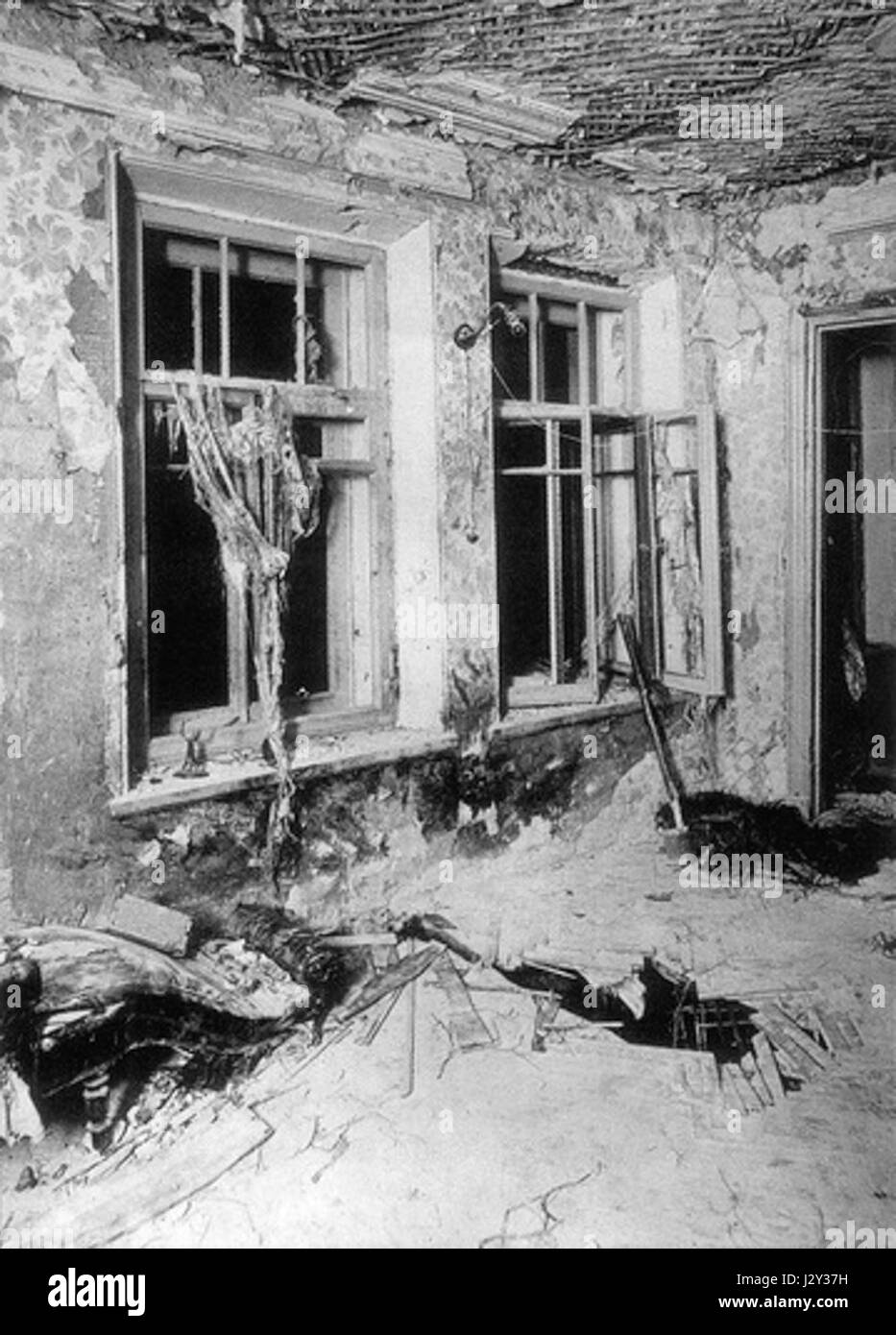 Aftermath of murder Karpov Stock Photo - Alamy