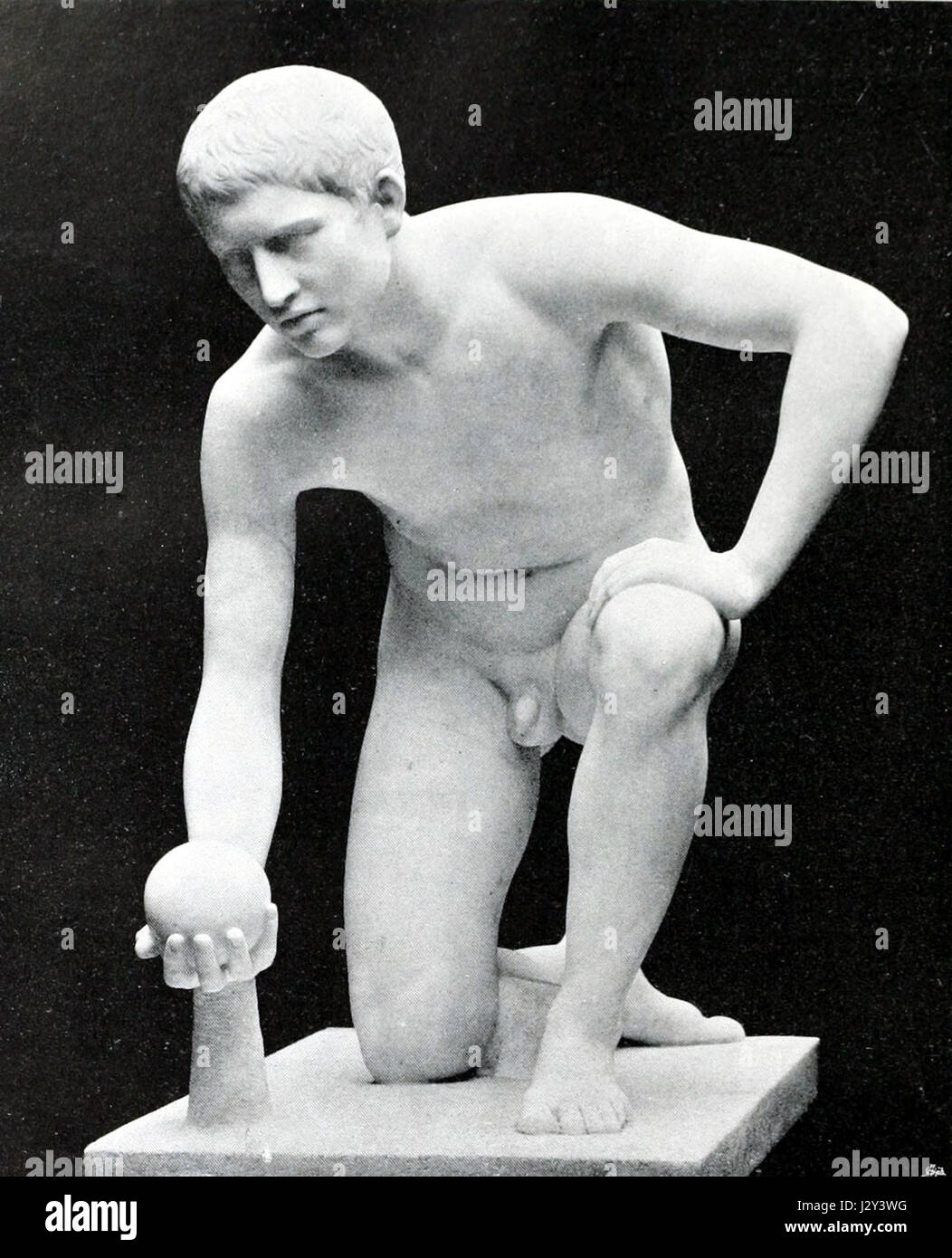 Adolf von Hildebrand - Kugelwerfer Stock Photo