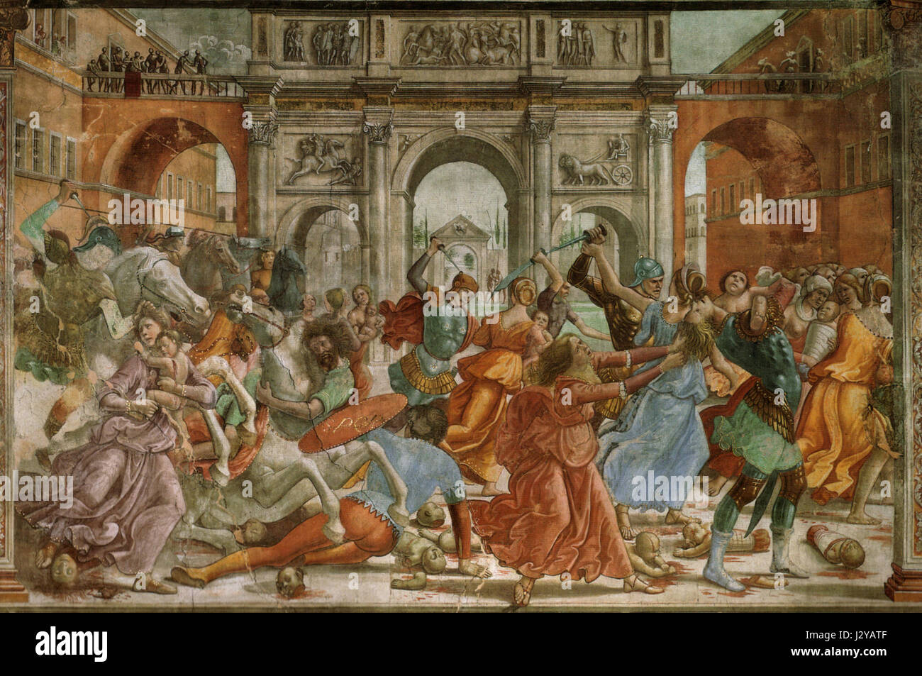 Ordinò La Strage Degli Innocenti Cappella tornabuoni, 07, strage degli innocenti Stock Photo - Alamy