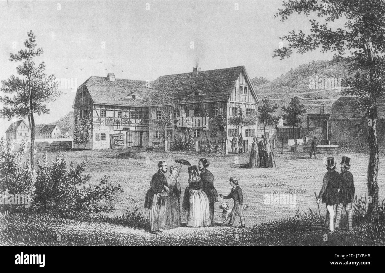 Carl Maria von Weber - Landhaus in Hosterwitz Stock Photo