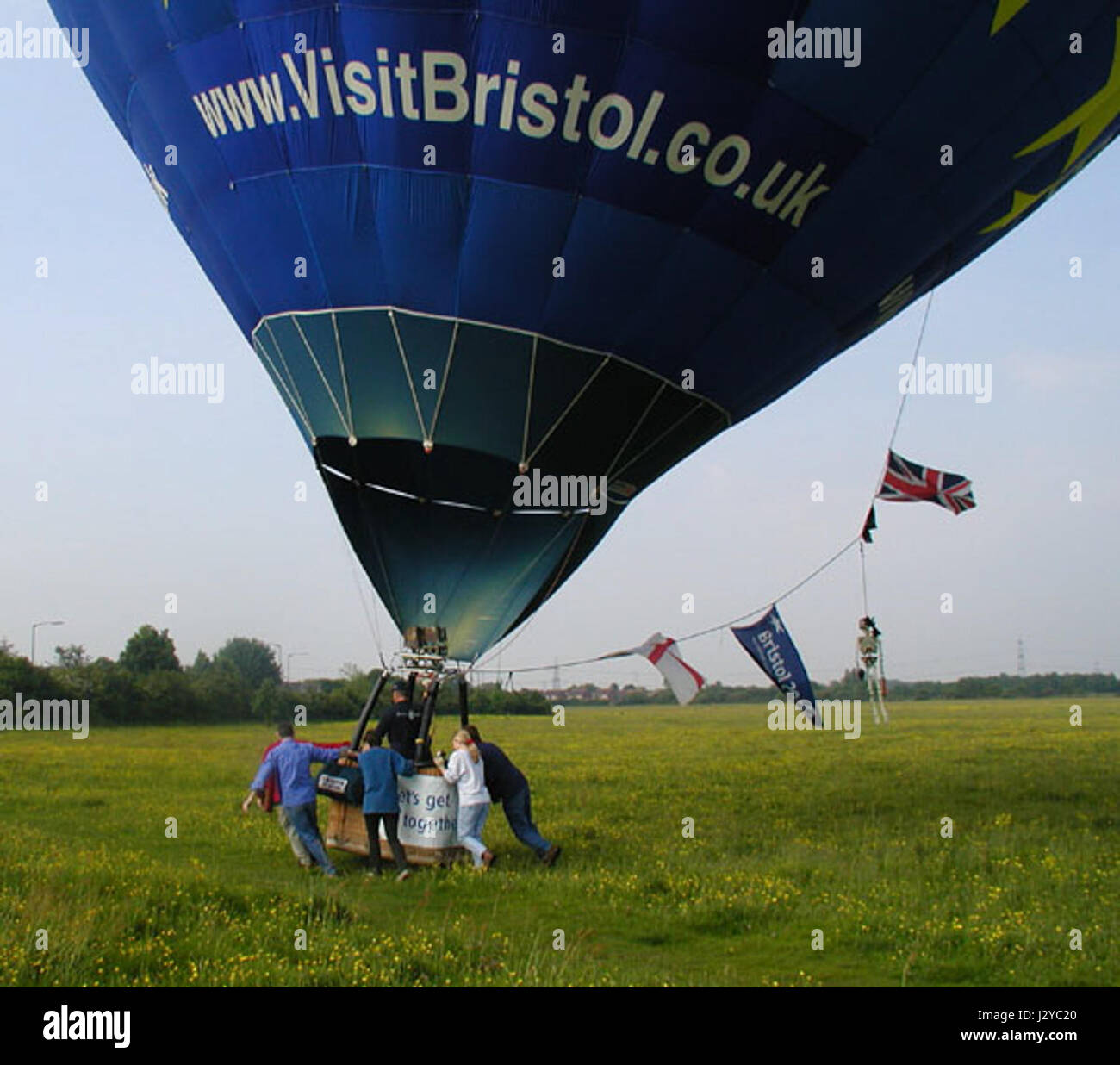 A balloon, typically filled with air or gas such as helium, is a flexible and inflatable object often used for decoration, entertainment, or transport. Balloons are used in a variety of events, from parties to scientific applications like weather balloons. Stock Photo
