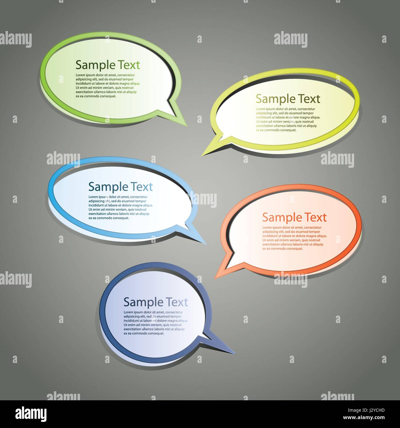 Vibrant green speech bubble Stock Vector Images - Alamy