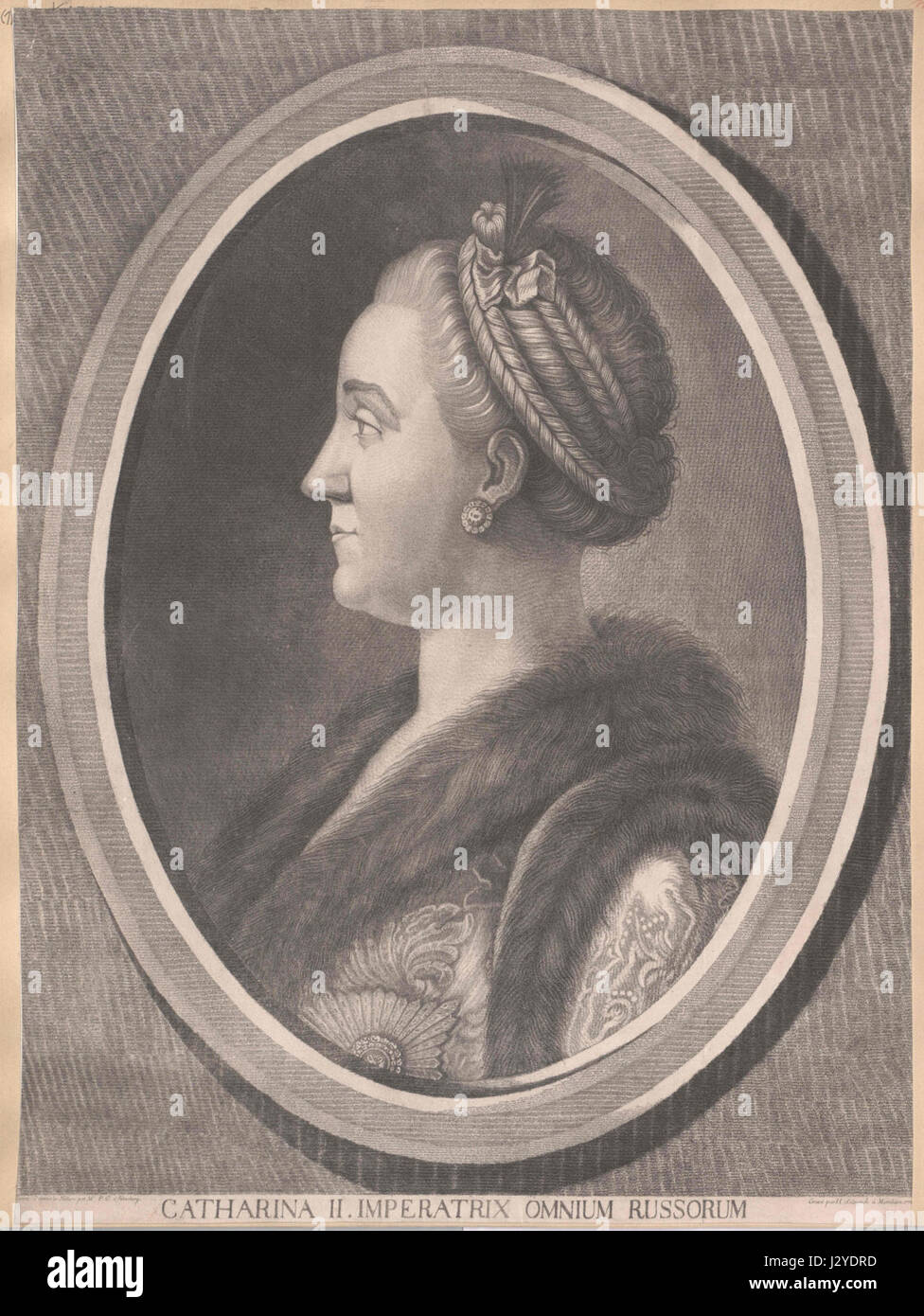 Catherine II of Russia Stock Photo