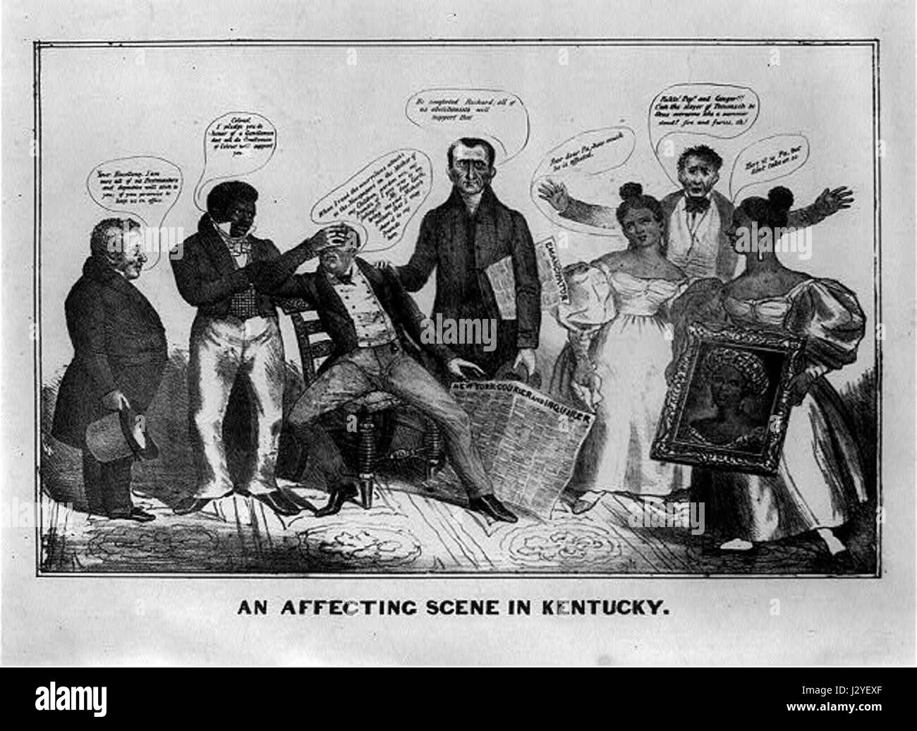 An Affecting Scene in Kentucky Stock Photo - Alamy