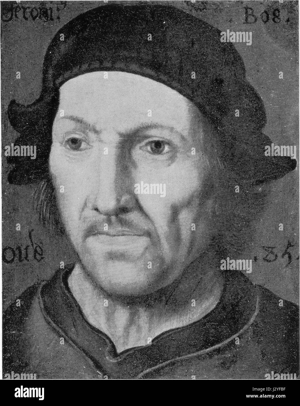 Anonymous Portrait of Jheronimus Bosch Stock Photo - Alamy